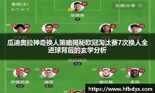 瓜迪奥拉神奇换人策略揭秘欧冠淘汰赛7次换人全进球背后的玄学分析